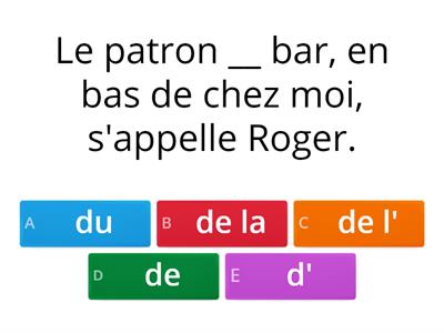 Niveau 11 - Quizz de grammaire 1