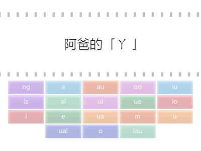 台羅音標單元音複元音