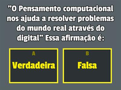 Pensamento Computacional 