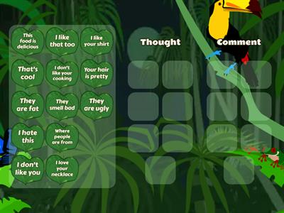 Thoughts vs. Comments 