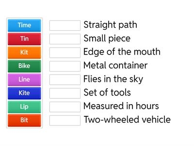 Long and Short 'i' Words