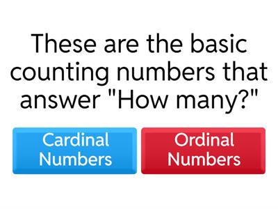 Ordinal Numbers