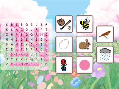 Word Search - Spring