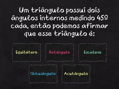 Triângulos-Classificação