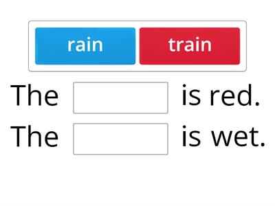 Long Vowels - ai sentences