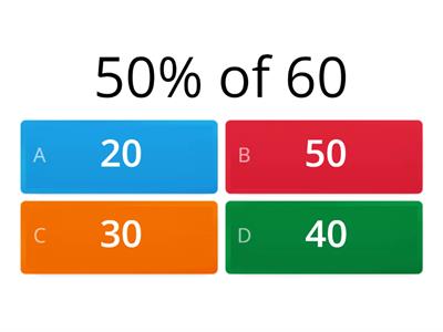 Math Quiz for Grade 4