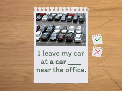 Headway Elementary Unit 5 - p. 56 Vocabulary Noun+Noun