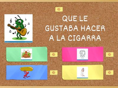 LA CIGARRA Y LA HORMIGA (5 AÑOS)