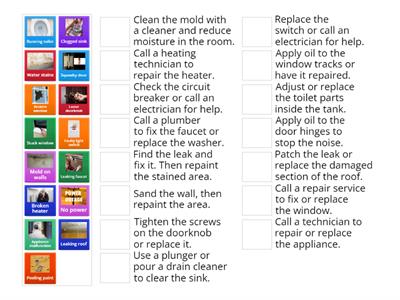 Household Problems and Solutions