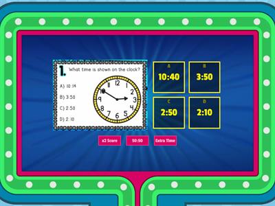 Telling Time to the Minute #3