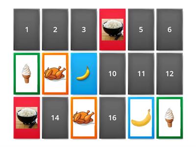 Food Memory Game