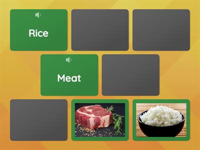  Food - memory game