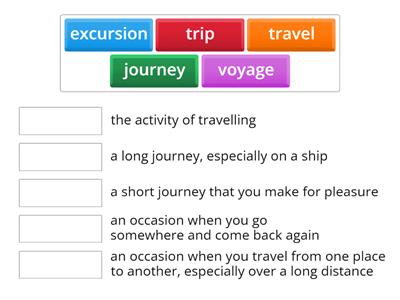 Travel verbs