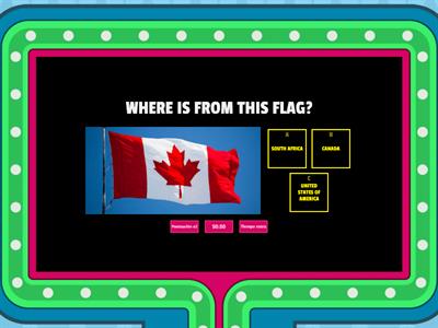 FLAGS FROM COUNTRIES TO SPEAK ENGLISH 