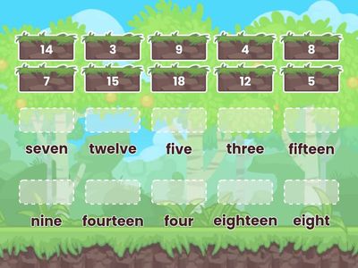 NUMBERS 1-20 MATCH UP