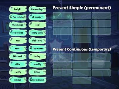 Present Simple vs Present Continuous