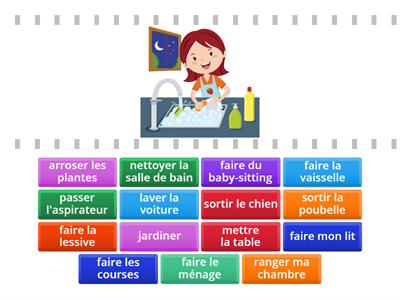  Qu’est -ce que tu dois faire chez toi?