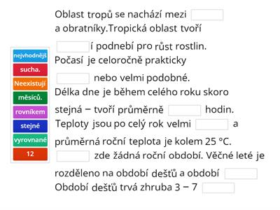 Tropický podnebný pás 