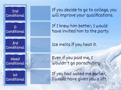 Conditionals Match Up