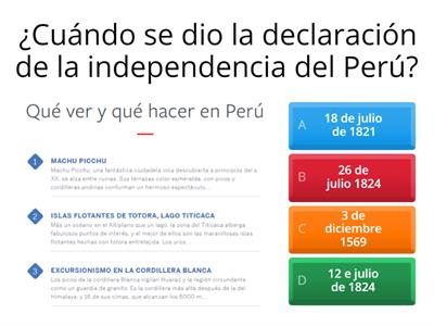 Reordando la historia del perú