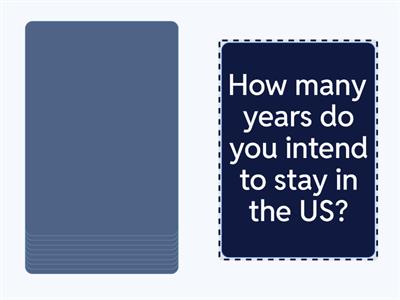  - Going through immigration