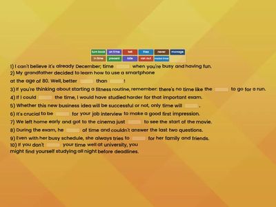 GI B1+ U7 Idioms + phrases