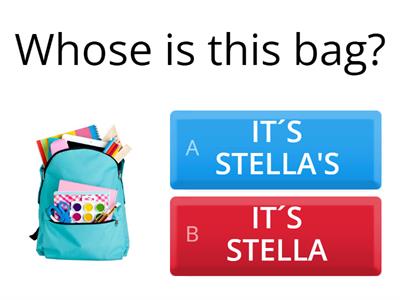 SAXON GENITIVE FOR KIDS