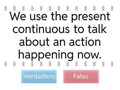 Present Continuous THEORY 