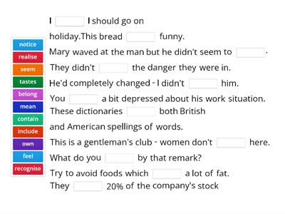 State Verbs