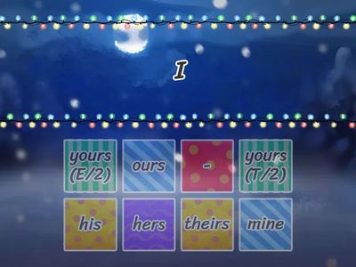 Get to the Top 2: 1d grammar (possessive pronouns)