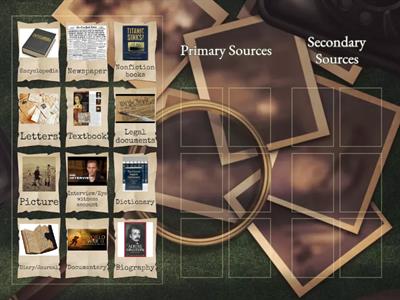 Primary and Secondary Sources