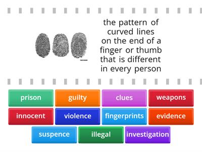 Crime vocabulary B1