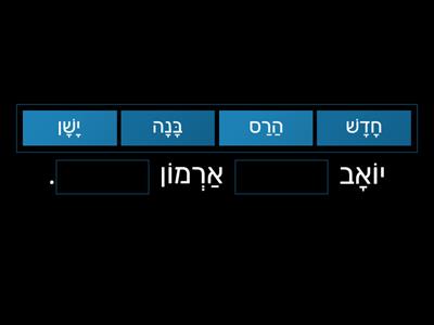 יואב והארמון - מתוך סיפורים בתנועה - רונית אורי פירסטטר 