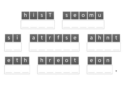 Quantifiers o Comparisons - anagrama