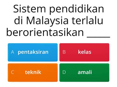 ISU PENTAKSIRAN SEKOLAH RENDAH 