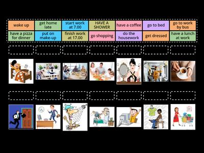 Vocabulary bank "Daily routine"