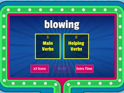 Main & Helping Verbs