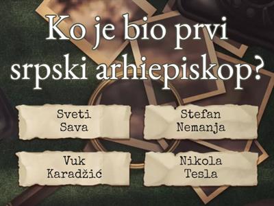 Osnovna kultura – Srpska istorija