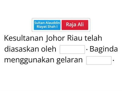 SEJARAH TINGKATAN 2 BAB 6