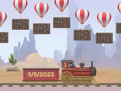 Dates - Train Game