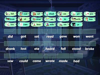 Starlight 4 Module 8 Irregular verbs