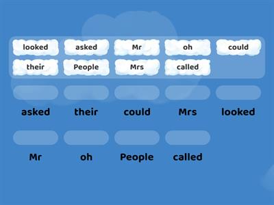 Phase 5 Tricky Words