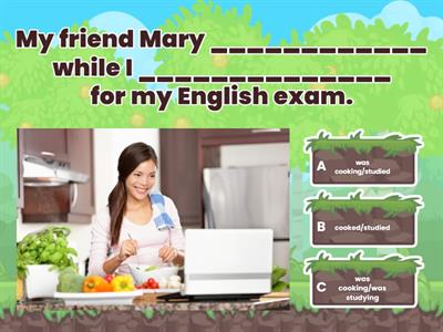 Narrative tenses practice