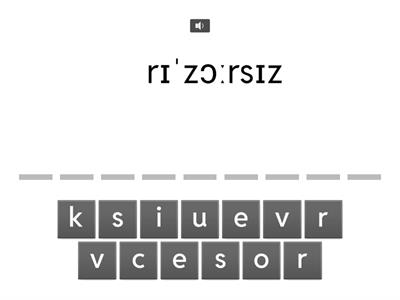 Projects (Vocabulary)