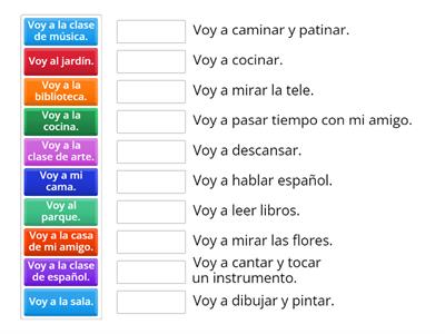 Sp2  ir a + place, ir a + verb