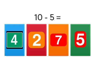  Subtraction Fluency - (Single Digit)