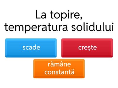 Schimbarea stării de agregare