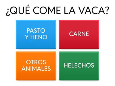 Animales alimentación ahijados