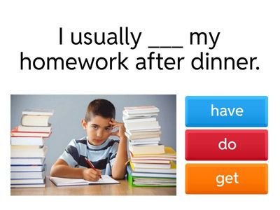 Daily routine Present Simple + - ?