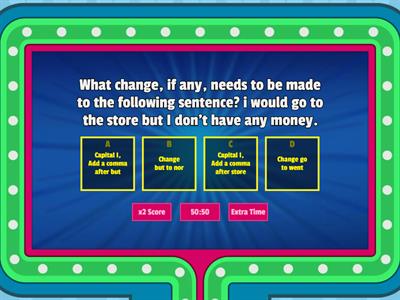 Capitalization and Punctuation 